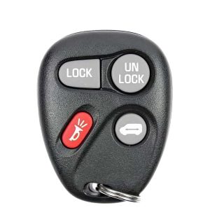 1997-2000 GM / 4-Button Keyless Entry Remote / PN: 10245953 / ABO0204T (OEM Recase)
