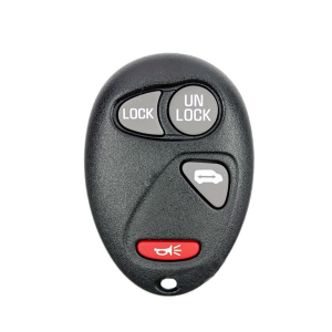 2001-2005 GM / 4-Button Keyless Entry Remote SHELL / PN: 10335586 / L2C0007T / Black (AFTERMARKET)