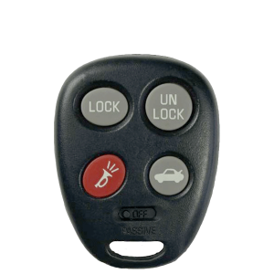 1997-2000 Chevrolet Corvette / 4-Button Keyless Entry Remote / Passive Switch / PN: 10253839 / ELVATLB (OEM Recase)