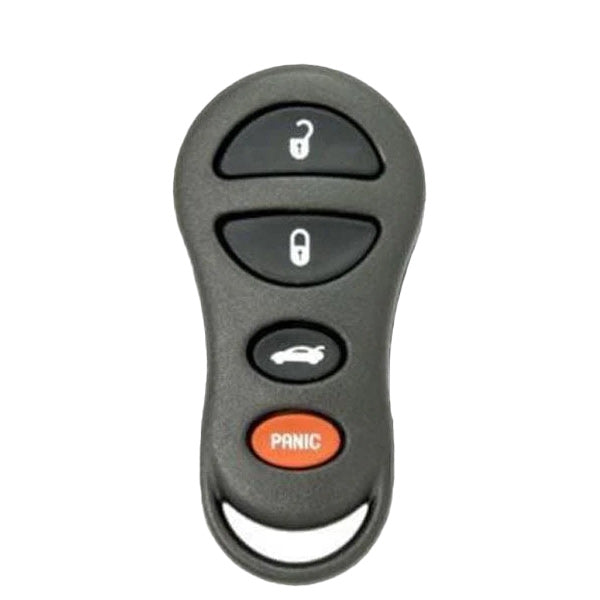 2001-2006 Chrysler Dodge Jeep / 4-Button Keyless Entry Remote / PN: 04686481AX / GQ43VT17T (OEM Recase)
