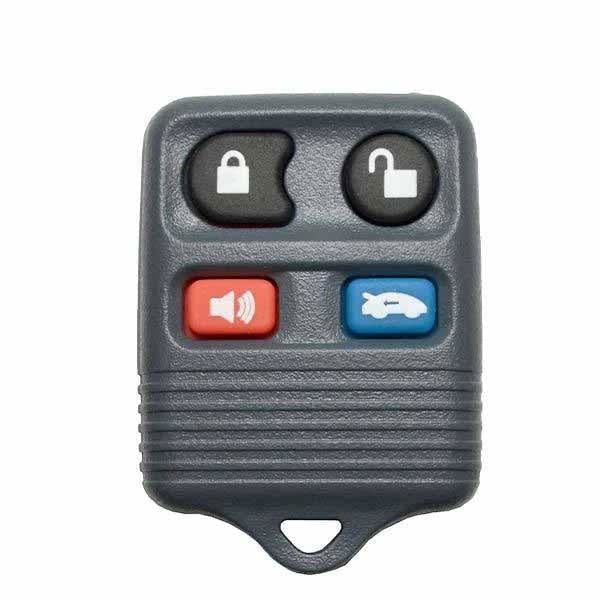 1995-2006 Ford / 4-Button Keyless Entry Remote / PN: 3W73-15K601-AA / CWTWB1U343 (OEM Recase)