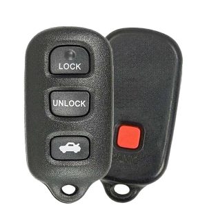 2002-2006 Toyota Camry Solara / 4-Button Keyless Entry Remote / PN: 89742-AA030 / GQ43VT14T (OEM Recase)