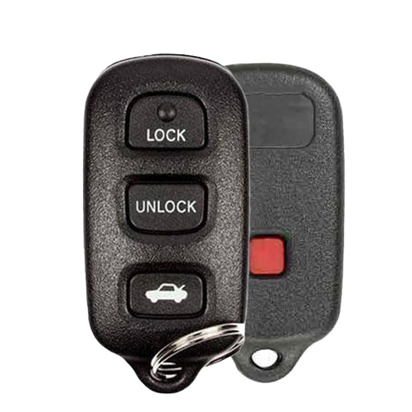 1998-2004 Toyota Avalon / 4-Button Keyless Entry Remote / PN: 89742-AC050 / HYQ12BAN (OEM Recase)