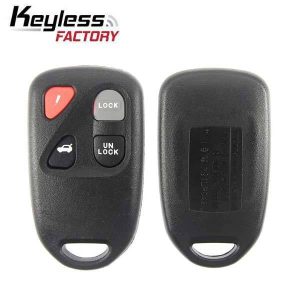 Mazda 4-Button Keyless Entry Remote SHELL for KPU41048 KPU41777 KPU41805