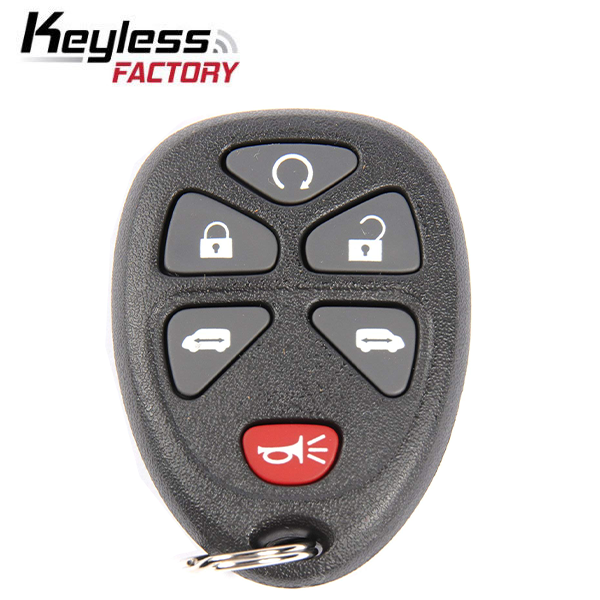 2005-2011 GM / 6-Button Keyless Entry Remote / KOBGT04A (AFTERMARKET)