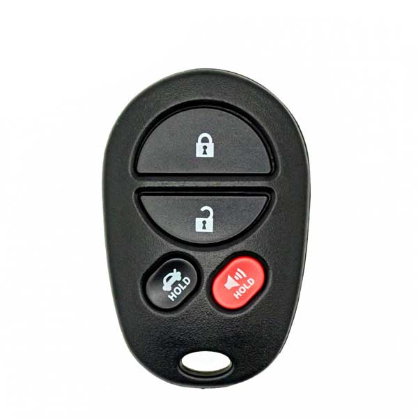 2004-2008 Toyota Avalon / Solara / 4-Button Keyless Entry Remote / GQ43VT20T / 89742-AA040 (AFTERMARKET)
