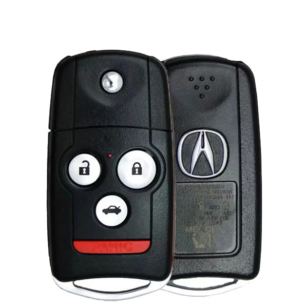 2009-2014 Acura / 4-Button Flip Key / PN: 35113-TK4-A10 / MLBHLIK-1T (Driver 2)(OEM Refurb)