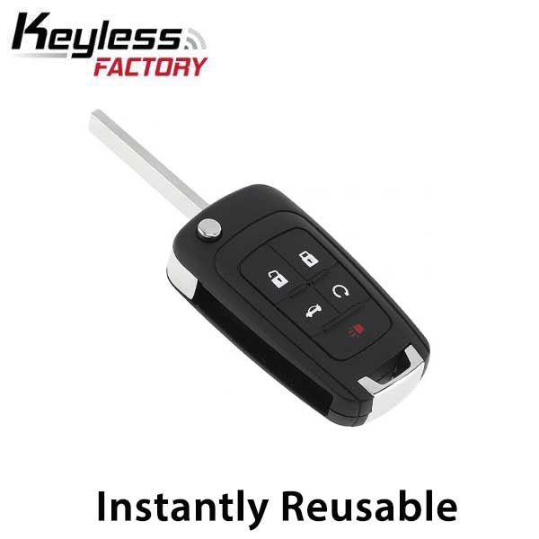 2010-2019 GM / 5-Button Reusable Flip Key / OHT01060512 (AFTERMARKET)