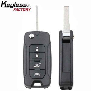 2015 - 2019 Jeep Renegade / Fiat 500X /4-Button Flip Key / 2ADFTFI5AM433TX (AFTERMARKET)