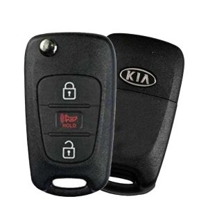 2008-2013 Kia Soul / 3-Button Flip Key / PN: 95430-2K240 / NY0SEKSAM11ATX (OEM Refurb) (Canadian Version)