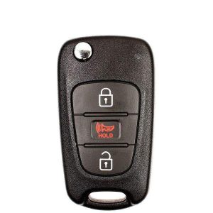 2010-2012 Kia Soul / 3-Button Flip Key / PN: 95430-2K250 / NY0SEKSAM11ATX (AM11MY) (AFTERMARKET)