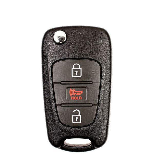 2010-2012 Kia Soul / 3-Button Flip Key / PN: 95430-2K250 / NY0SEKSAM11ATX (AM11MY) (AFTERMARKET)