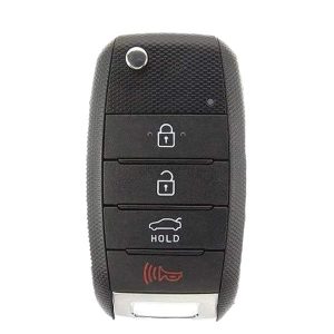 2013-2015 Kia Rio / 4-Button Flip Key / PN: 95430-1W023 / TQ8-RKE3F05 (OEM Recase)