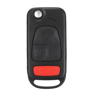 1996-2008 Mercedes SLK Chrysler Crossfire / 3-Button Flip Key / HU64 / PCF7935 44 Chip for KR55 Key Maker (AFTERMARKET)