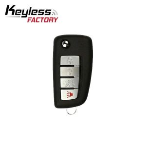 2002-2017 Nissan Infiniti / 4-Button Flip Key / NI04 / NEW STYLE / KBRASTU15 / (AFTERMARKET)