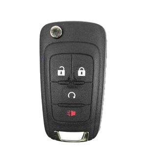 2012-2019 Chevrolet Sonic / 4-Button Remote Flip Key / PN: 13584829 / KR55WK50073 (OEM Recase)
