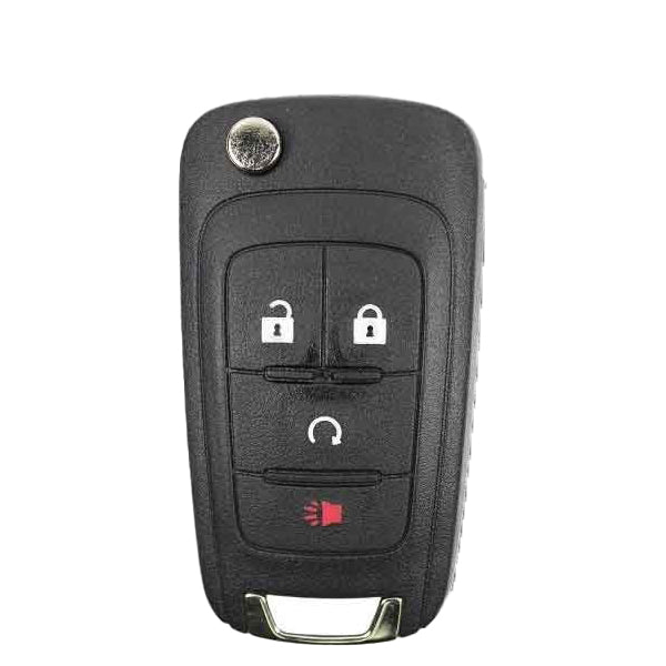 2012-2019 Chevrolet Sonic / 4-Button Remote Flip Key / PN: 13584829 / KR55WK50073 (OEM Recase)