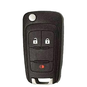 2013-2018 GM / 3-Button Flip Key / PN: 13565812 / AVL-B01TAC (OEM Recase)
