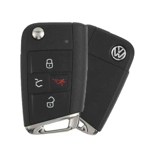 2015-2019 Volkswagen Golf GTI / 4-Button Flip Key / PN: 5G0 959 752 BE / NBGFS12P01/ HU66 / MQB / PROX / 315 Mhz (OEM)