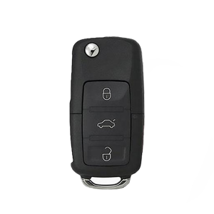 2011-2016 Volkswagen / 4-Button Flip Key / PN: 5K0837202AK / NBG010206T / HU66 / PROX / 315 MHz (AFTERMARKET)