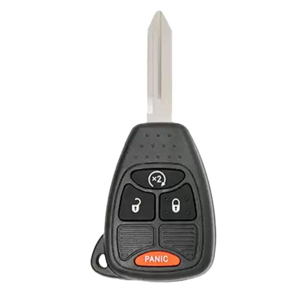 2005-2018 Chrysler Jeep Dodge / 4-Button Remote Head Key / PN: 68039414AA / OHT692427AA (OEM)