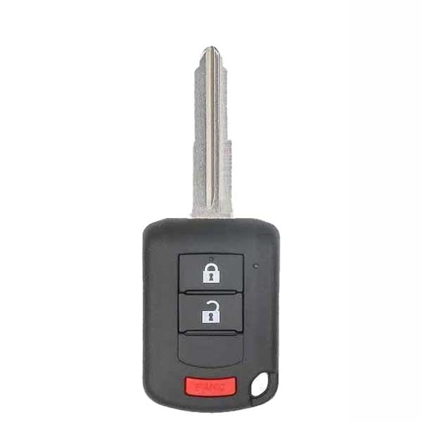 2010-2019 Mitsubishi Outlander Lancer / 3-Button Remote Head Key with Shoulder / PN: 6370B944 / OUCJ166N (AFTERMARKET)