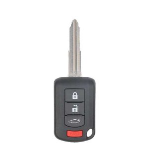 2016-2017 Mitsubishi Outlander Lancer / 4-Button Remote Head Key with Shoulder / PN: 6370B945 / OUCJ166N (AFTERMARKET)