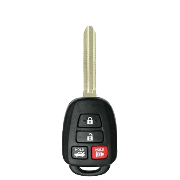2014-2019 Toyota Camry Corolla / 4-Button Remote Head Key / PN: 89070-02A50 / HYQ12BDP (CANADIAN VEHICLES) (OEM Recase)