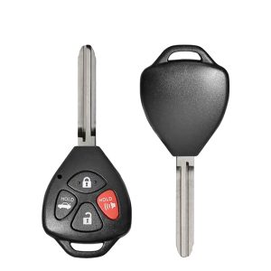 2010-2016 Toyota Corolla / Venza / 4-Button Remote Head Key / PN: 89070-02620 / GQ4-29T (OEM Recase)