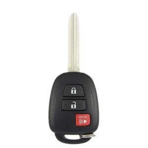 2012-2017 Toyota Prius C / 3-Button Remote Head Key / PN: 89070-52F60 / HYQ12BDM / G Chip (OEM Recase)