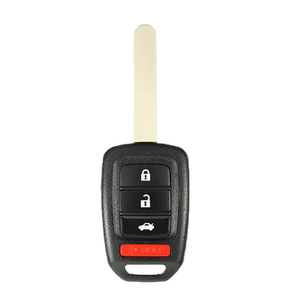 2013-2015 Honda Accord Civic / 4-Button Remote Head Key / PN: 35118-T2A-A20 / MLBHLIK6-1T (OEM Recase)