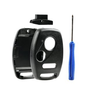 2005-2017 Honda / 3-Button Remote Head Key SHELL Replacement Kit / HO01 / CWTWB1U545, MLBHLIK-1T (AFTERMARKET)