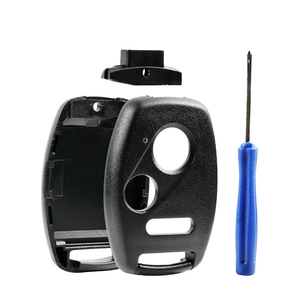 2005-2017 Honda / 3-Button Remote Head Key SHELL Replacement Kit / HO01 / CWTWB1U545, MLBHLIK-1T (AFTERMARKET)