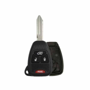 2004-2016 Chrysler / Jeep / Dodge / 4-Button Remote Head Key Shell / Y159 / OHT692427AA (RHS-CHY-083)