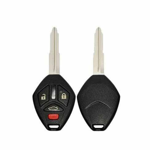 2007-2012 Mitsubishi / 4-Button Remote Head Key Shell / MIT6 / OUCG8D-620M-A (RHS-MIT-012)