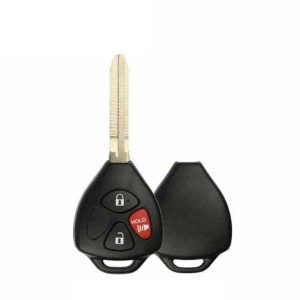2005-2014 Toyota / Pontiac / Scion / 3-Button Remote Head Key Shell / TR47 / HYQ12BBY HYQ12BDC (RHS-TOY-137)