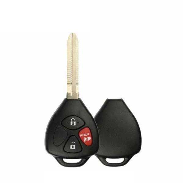 2005-2014 Toyota / Pontiac / Scion / 3-Button Remote Head Key Shell / TR47 / HYQ12BBY HYQ12BDC (RHS-TOY-137)