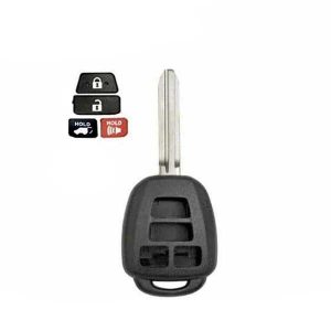 2013-2018 Toyota RAV4 / 4-Button Remote Head Key SHELL / (AFTERMARKET)