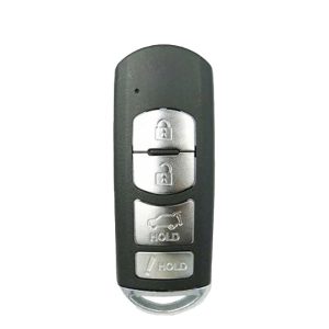2016-2019 Mazda CX-5 CX-9 / 4-Buttons Smart Key / PN: TK52-67-5DY / WAZSKE13D02 (OEM Recase)