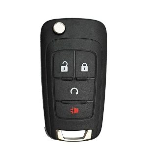 2013-2024 GM / 4-Button Flip Key / PN: 13585814 / AVL-B01T1AC (OEM Recase)