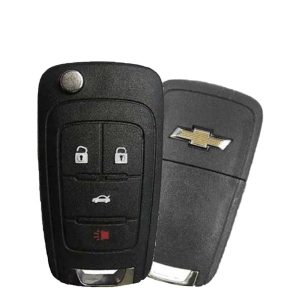Chevrolet 2014-2016 / 4-Button Remote Flip-Key / PN: 13586489 / KR55WK50073 (OEM Refurb)