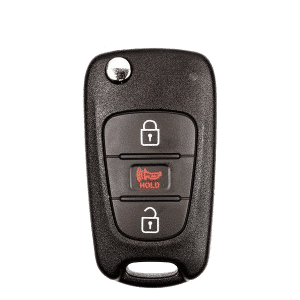 2012-2013 Kia Rio / 3-Button Flip Key / PN: 95430-1W020 / TQ8-RKE-3F02 (AFTERMARKET)