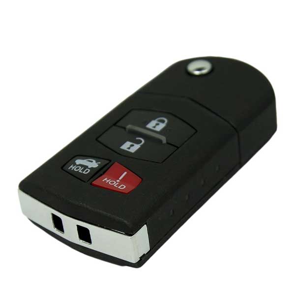 2004-2011 Mazda 6 / RX8 / 4-Button Flip Key / PN: GP7A-67-5RYB / KPU41788 (AFTERMARKET)