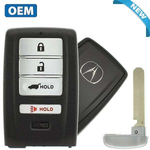 2014-2020 Acura MDX RDX / 4-Button Smart Key / PN: 72147-TZ5-A11 / KR5V1X (Driver 2) (OEM)