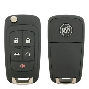 2010-2019 Buick Chevrolet GMC / 5-Button Remote Flip Key / PN: 13585206 / P4O9MK74946931 (OEM) (Proximity)