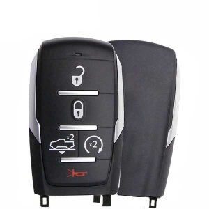 2019-2023 Ram 1500 Pickup / 5-Button Smart Key / PN: 68291690AE / OHT-4882056 / w/ Air Suspension / Silver Stripe (AFTERMARKET)