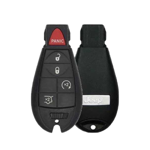 2009-2013 Jeep Grand Cherokee / 5-Button Fobik Key / PN: 05026453AI / IYZ-C01C / Keyless Go Fobik (OEM Refurb)