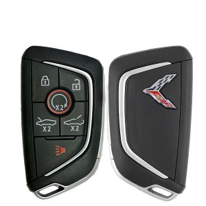 2020-2024 Chevrolet Corvette C8 / 6-Button Smart Key / PN: 13545161 (OEM) (Chrome Logo)