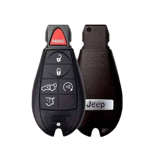 2009-2013 Jeep Grand Cherokee / 6-Button Fobik Key / PN: 68051666AI / IYZ-C01C / Keyless Go Fobik (OEM)