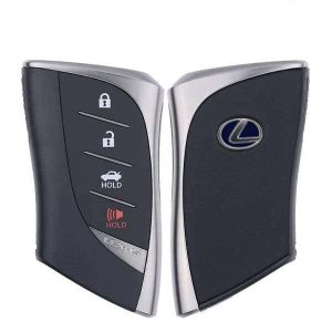 2018-2021 Lexus LC500 / 4-Button Smart Key / PN : 89904-11190 / HYQ14FBF-0440 (Hybrid Blue Logo) (OEM)